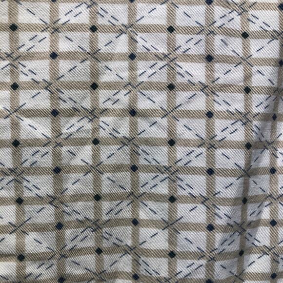 Ralph Lauren Chaps, men M, Short Sleeve, Tan & White diamond - Picture 2 of 5